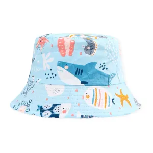 Whimsical Waterworld (Blue) Bucket Hat