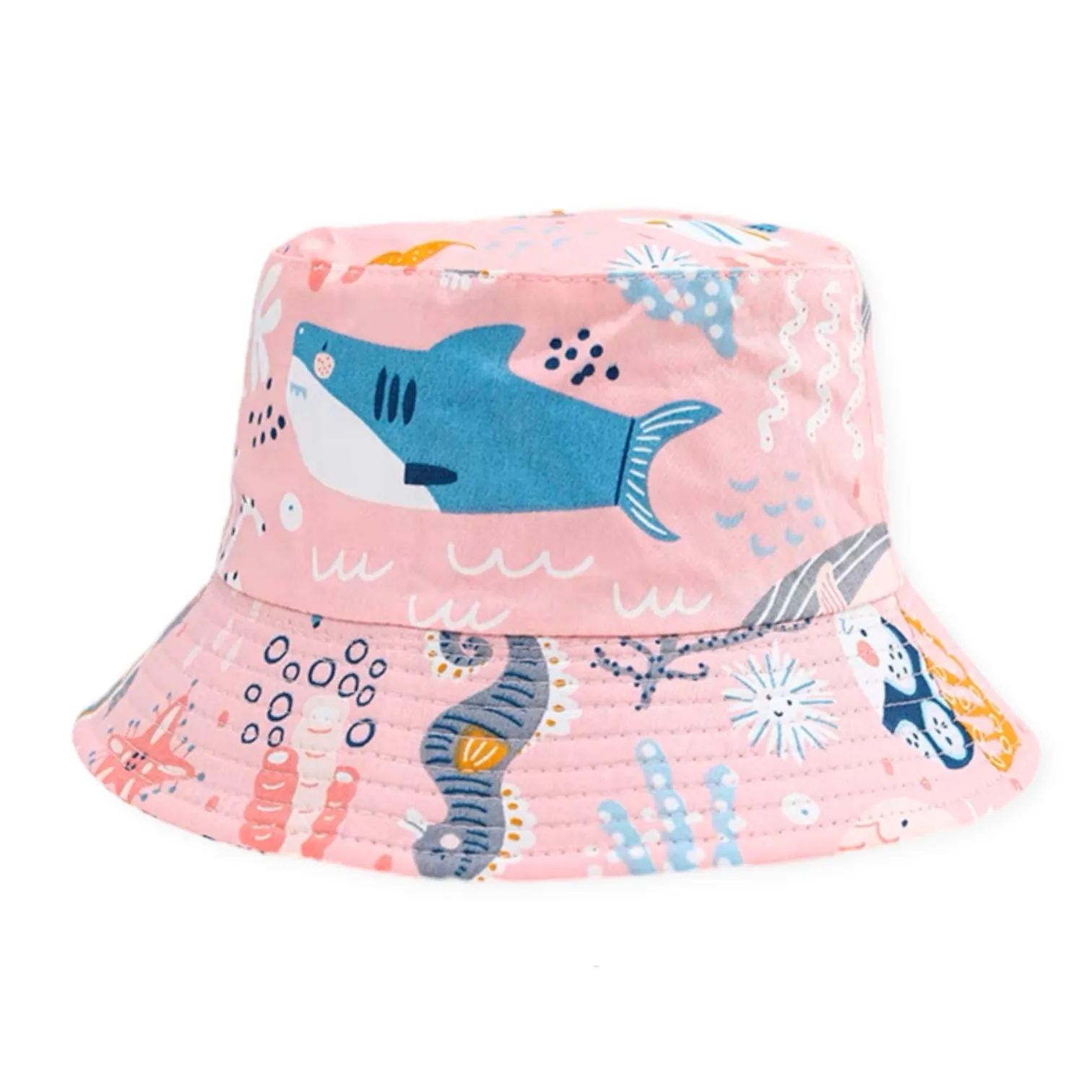 Whimsical Waterworld (Pink) Bucket Hat