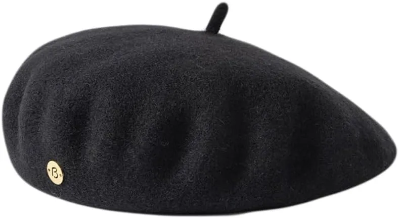 WITHMOONS Wool Beret Hat French Style Casual Classic Womens Artist Cap Winter Hat YZF0215