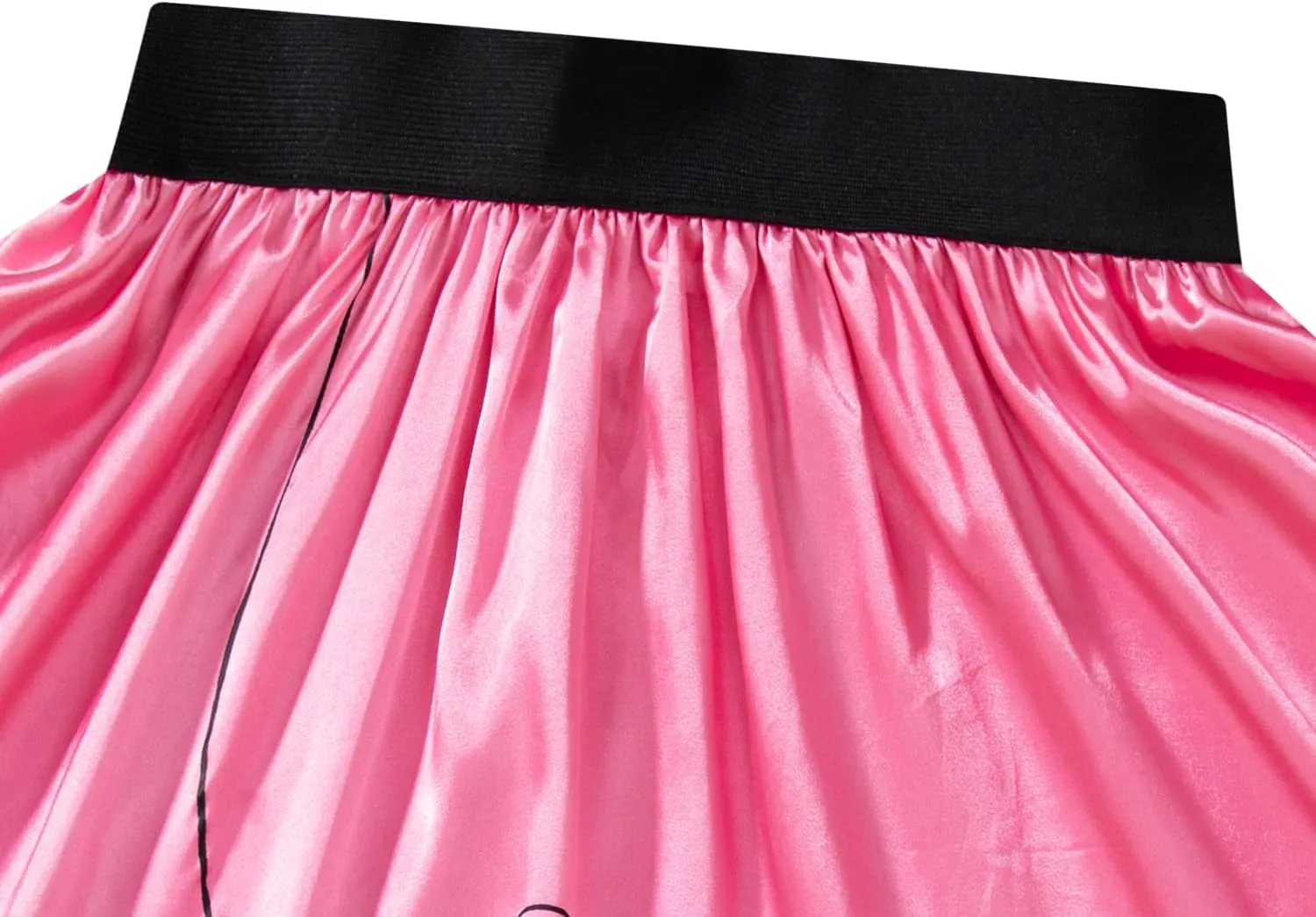 Women 1950s Poodle Skirt Outfit Halloween 50s 60s Retro Costume Accessories with Scarf Eyeglass Bandana Earring