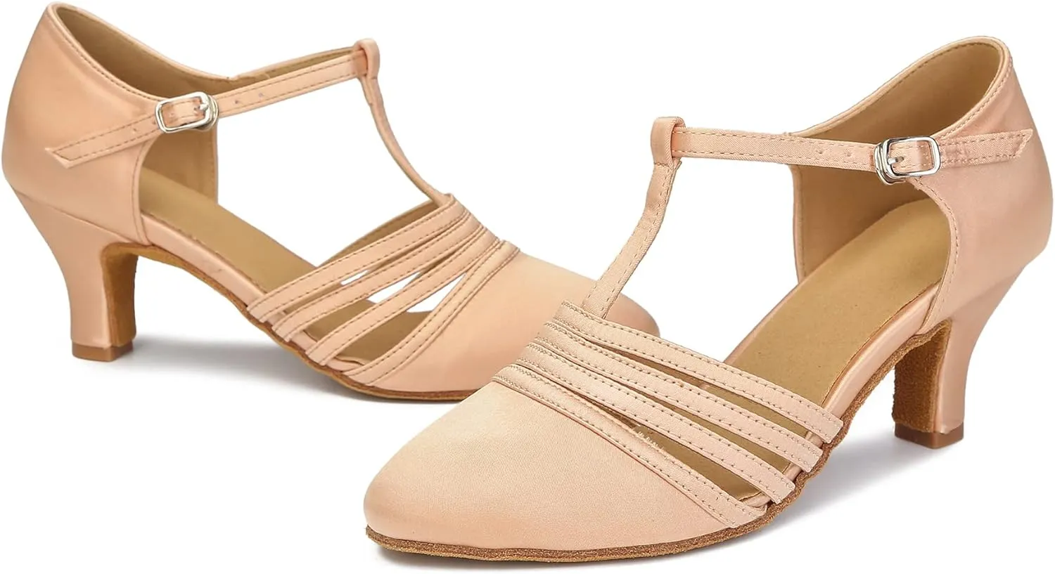 Women Ballroom Dance Shoes Closed Toe Dancing Shoes Latin Salsa Dance Shoes ZB12