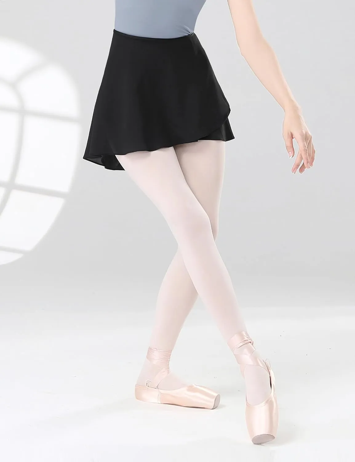 Women Chiffon Wrap Ballet Dance Skirt
