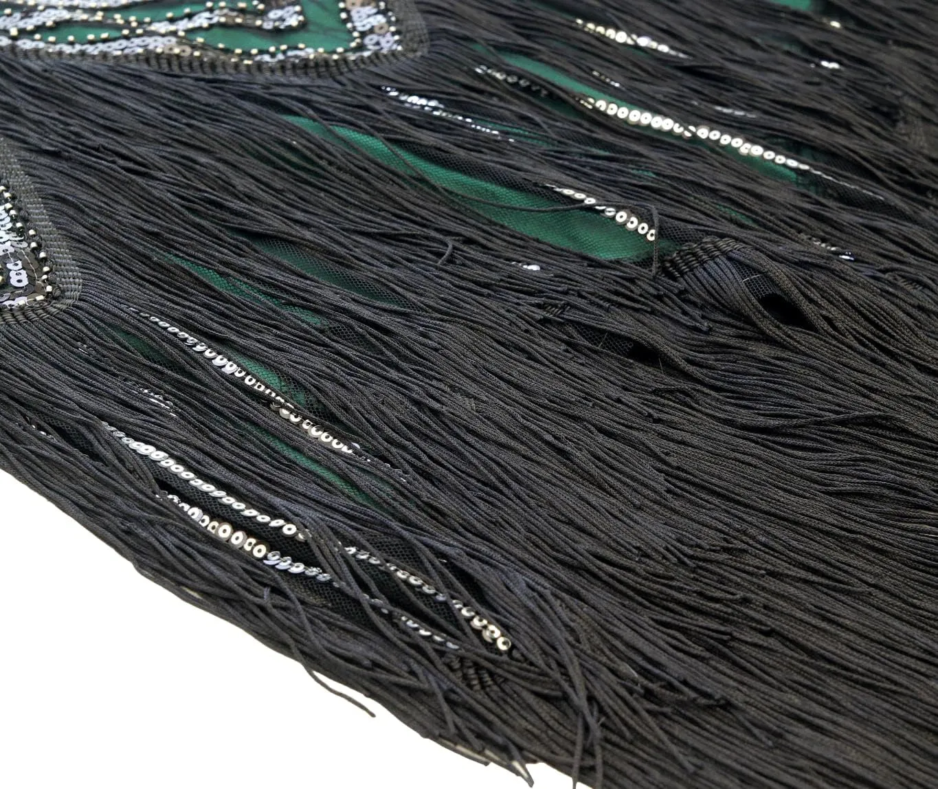 Women Flapper Dress 1920s Gatsby Tassel Sway Dance Cocktail Dress with 20s Accessories Set