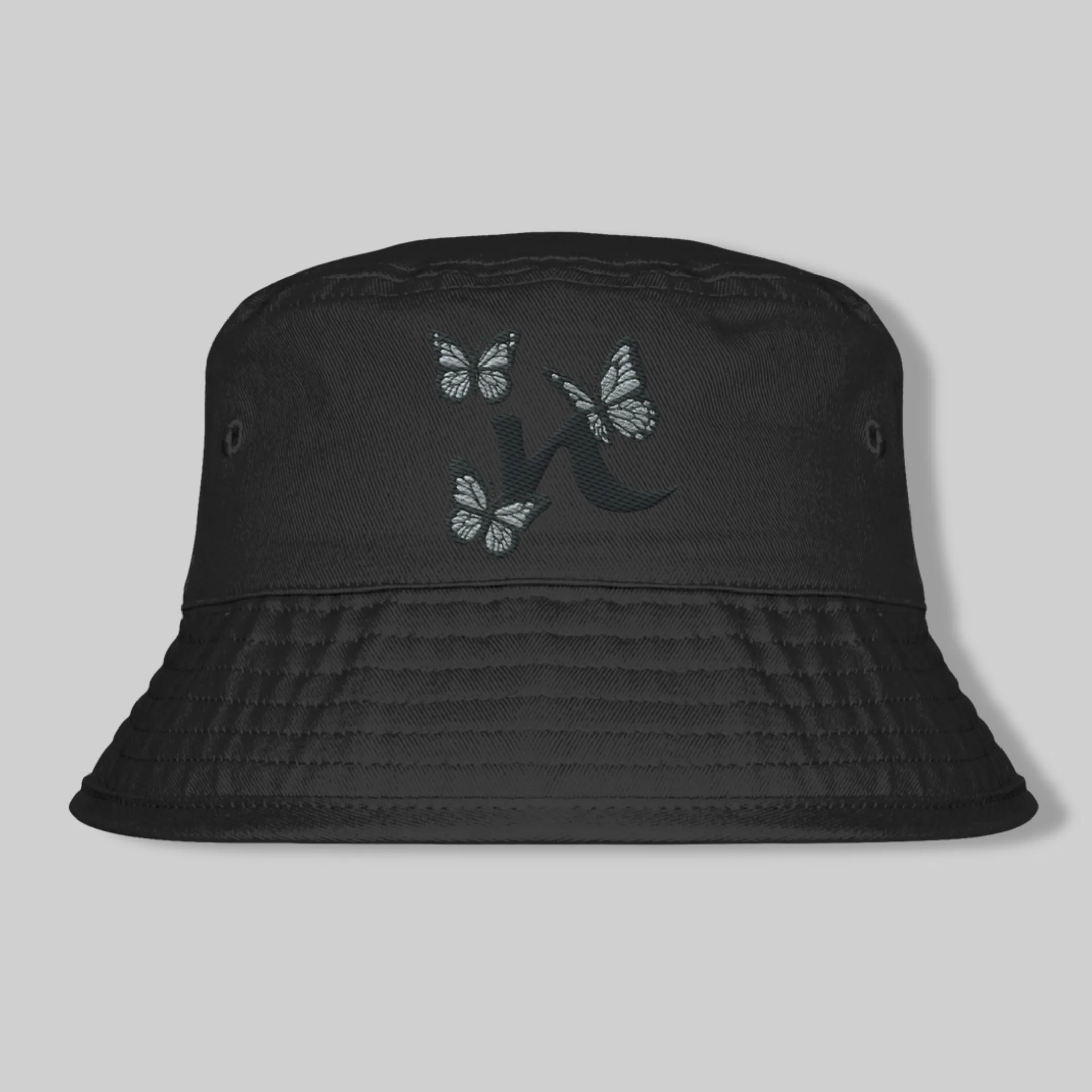 Women's Bucket Hat – Butterfly Embroidery