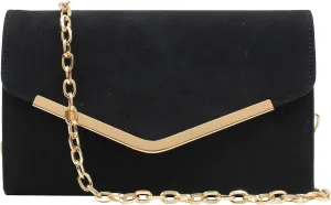 Women's Evening Bag ，Envelope Clutch Purse Handbag Detachable Chain Crossbody Bag for Women Wedding Party Shoulder Bag