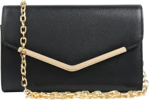 Women's Evening Bag ，Envelope Clutch Purse Handbag Detachable Chain Crossbody Bag for Women Wedding Party Shoulder Bag