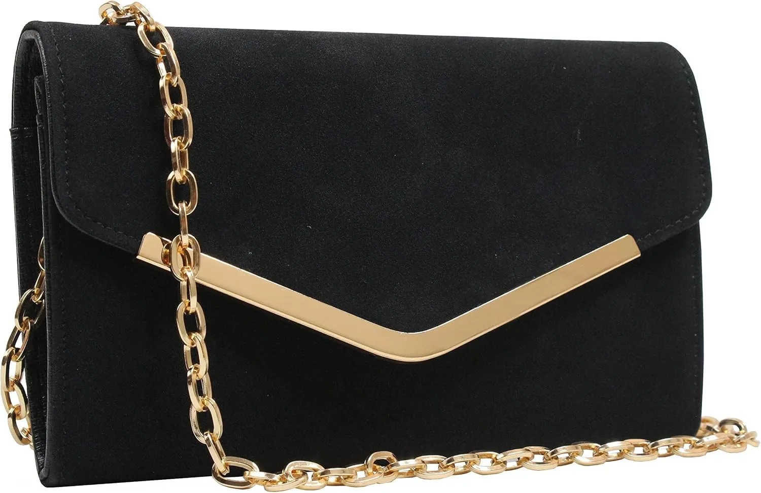 Women's Evening Bag ，Envelope Clutch Purse Handbag Detachable Chain Crossbody Bag for Women Wedding Party Shoulder Bag