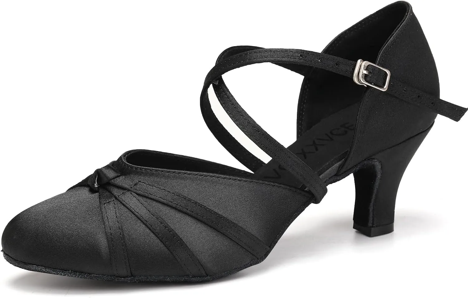 Women's Latin Ballroom Dance Shoes Closed Toe Salsa Waltz Tango Performance Dancing Practice Shoes