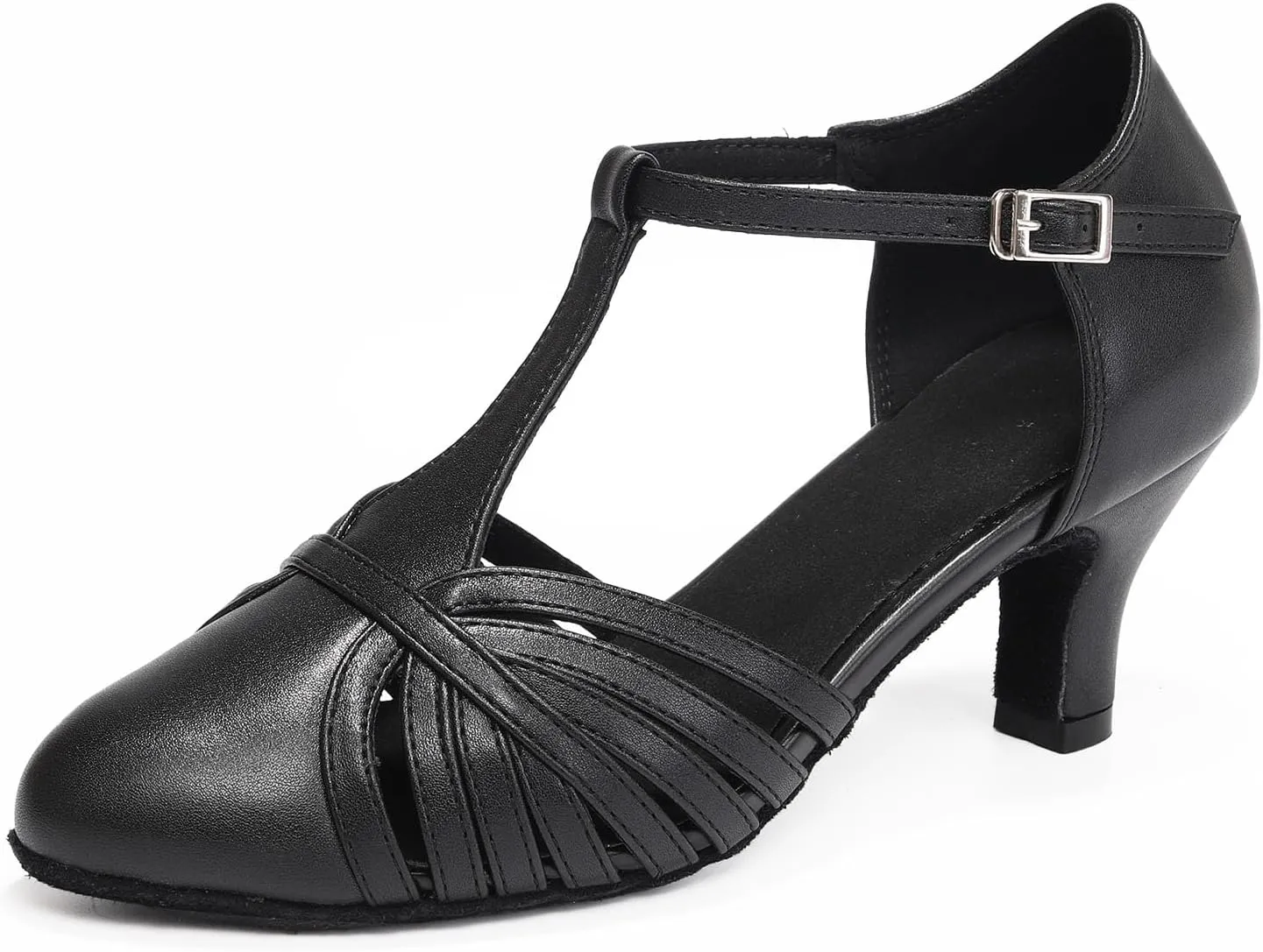 Women's Latin Dance Shoes Closed Toe Ballroom Dancing Practice Shoes CMJ-511