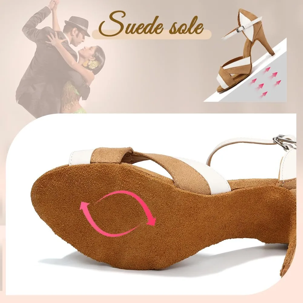 Women's Latin Salsa Elegant Ballroom Dance Shoes for Party Performance