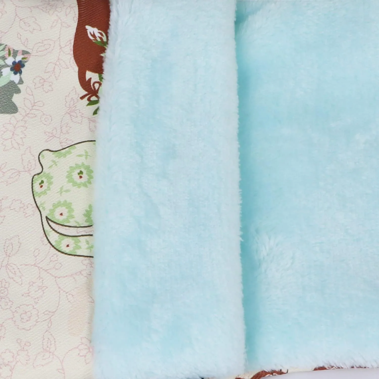 Wontee Small Pet Sleeping Pouch Sleep Bag Warm Bed Hideout for Hamsters Hedgehogs Sugar Gliders Squirrels (L, Pink Cat)