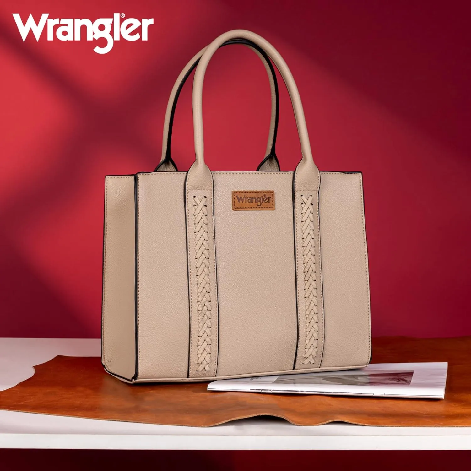 Wrangler 3Pcs Purses for Women Tote Bag Crossbody Handbag Sets with Strap