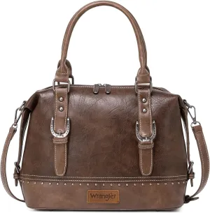 Wrangler Doctor Bag Top Handle Purse Hobo Shoulder Barrel Satchel Handbags for Women