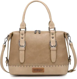 Wrangler Doctor Bag Top Handle Purse Hobo Shoulder Barrel Satchel Handbags for Women