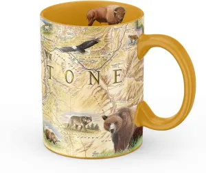 Yellowstone National Park Ceramic Mug (16oz) – BPA-Free Coffee Cup for Hot & Cold Drinks – Perfect for Office, Home, or Gift